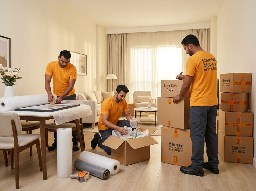 packing and moving services in dubai by hamad movers and packers
